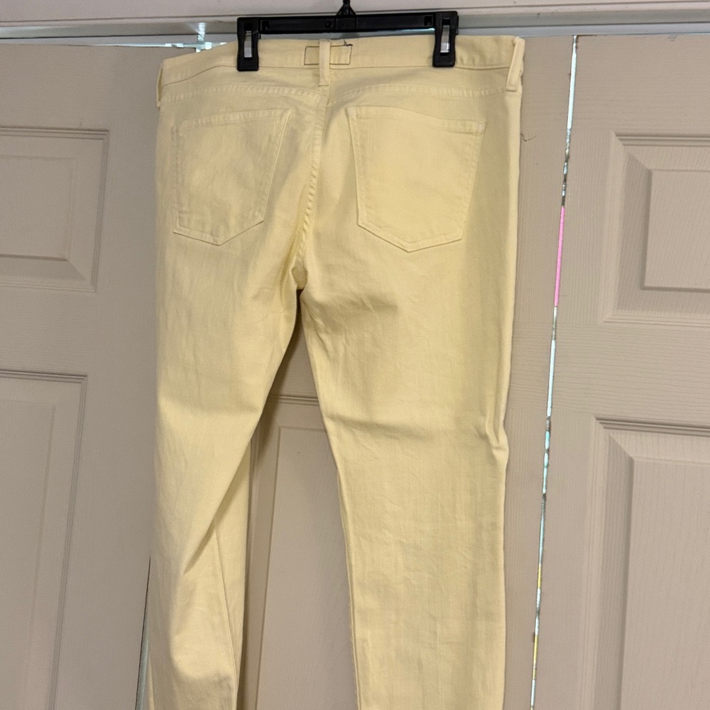 Current/Elliott Light Yellow Denim - image 2